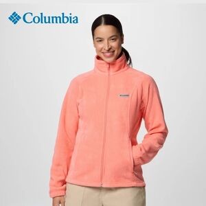 Columbia Plus Size 2X Benton Springs Full Zip Fleece Jacket, For Kitty Rescue!